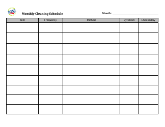 Daily Cleaning Schedule Template - Food Safe, Page 3