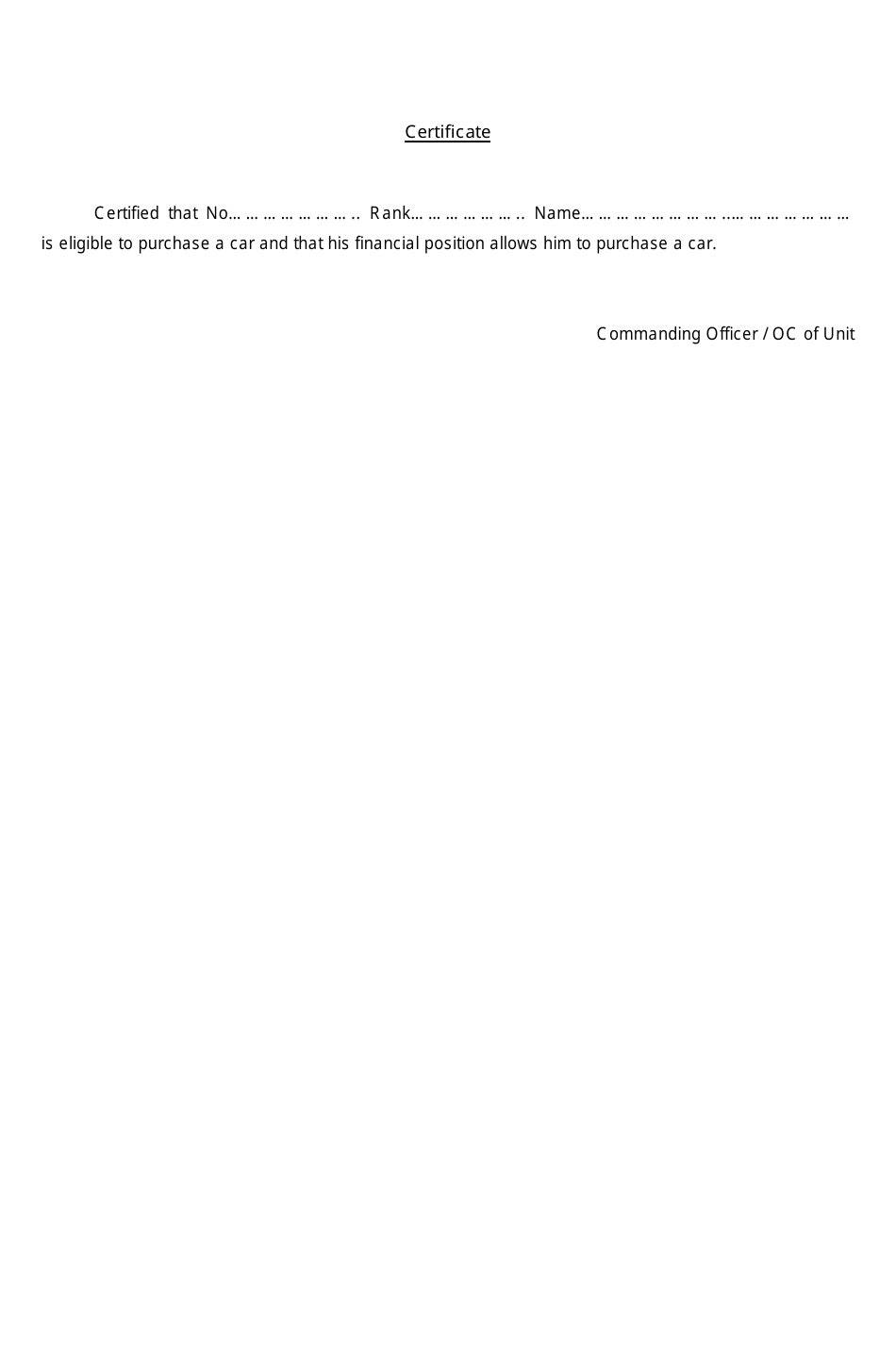 Indent Forms for AFD Items - India, Page 6