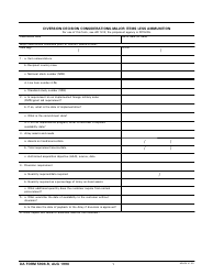 Document preview: DA Form 5906-R Diversion Decision Considerations-Major Items Less Ammunition