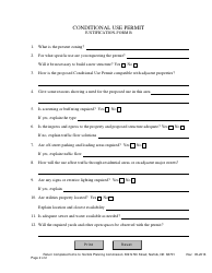 Conditional Use Permit Application Form - Nebraska, Page 2