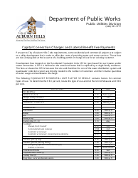 Non-residential Building Application Form - City of Auburn Hills, Michigan, Page 4