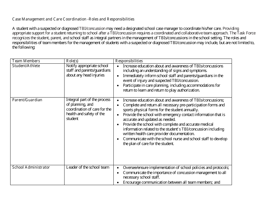 Concussion Awareness Parent / Student-Athlete Acknowledgement Statement Form - Maryland, Page 7