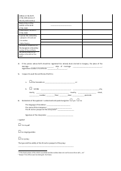 Application Form to Register a Birth in Hungary - Hungary, Page 3