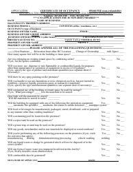 &quot;Application Form for Certificate of Occupancy&quot; - Haltom City, Texas