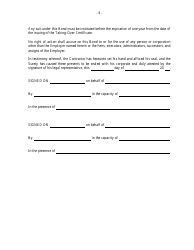 Contract Templates - Annex to the Particular Conditions, Page 8