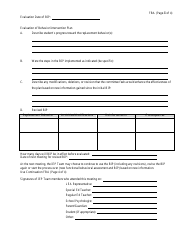 Functional Behavioral Assessment and Behavioral Intervention Plan Form, Page 4