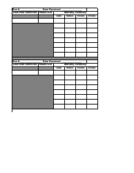 &quot;Check Inventory Log Sheet Template&quot;, Page 2