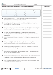 Fraction Word Problems Worksheet With Answer Key - 13, Page 3