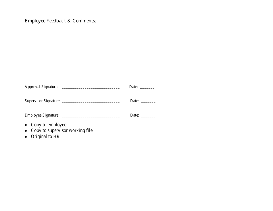 New Hire Mid Probationary Performance Evaluation Template, Page 4