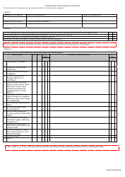 &quot;Confined Space Risk Assessment and Permit Form&quot;