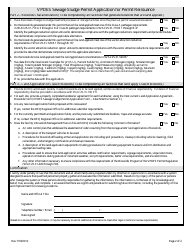 Vpdes Sewage Sludge Permit Application for Permit Reissuance - Virginia, Page 2