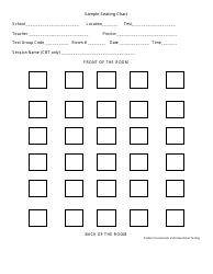 23+ Seating chart template free classroom