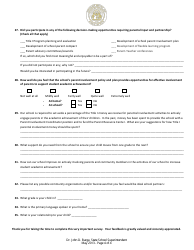 Middle School Title I Parent Involvement Survey Template - Georgia (United States), Page 4