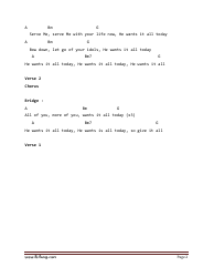 Forever Jones - He Wants It All Chord Chart, Page 2
