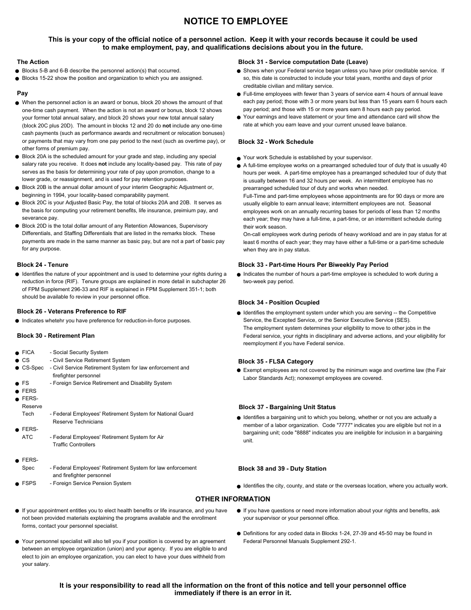 Opm Form Sf 50 Fill Out Sign Online And Download Fillable Pdf Templateroller 6574