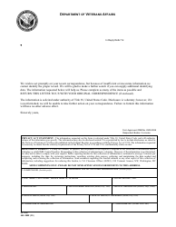 Document preview: VA Form FL70-2 Request to Correspondent for Identifying Information Regarding Veteran