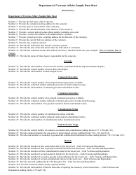 VA Form 40-0241 State Cemetry Data, Page 3