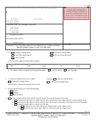 Document preview: Form FL-360 Request for Hearing and Application to Set Aside Support Order Under Family Code Section 3691 - California