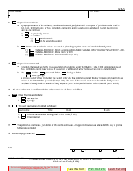 Form JV-425 Findings and Orders After in-Home Status Review Hearing - California, Page 4
