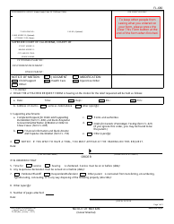 Form FL-680 Notice of Motion (Governmental) - California