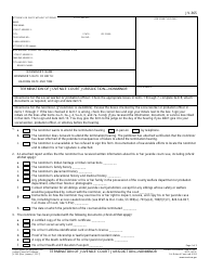 Document preview: Form JV-365 Termination of Juvenile Court Jurisdiction - Nonminor - California