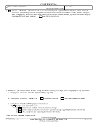 Form GC-312 Confidential Supplemental Information (Probate Conservatorship) - California, Page 2
