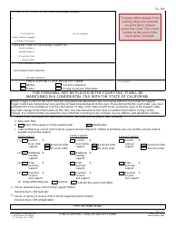 Document preview: Form FL-191 Child Support Case Registry Form - California