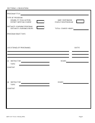 QME Form 118 Application for Accreditation or Re-accreditation as Education Provider - California, Page 2