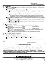 Formulario DV-130 S Orden De Restriccion Despues De Audiencia (Orden De Proteccion) - California (Spanish), Page 5