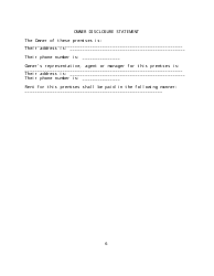 &quot;Residential Rental Agreement Template&quot; - Utah, Page 6