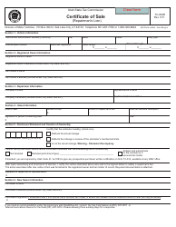 Document preview: Form TC-839R Certificate of Sale (Repairman's Lien) - Utah