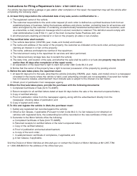 Form TC-839R Certificate of Sale (Repairman&#039;s Lien) - Utah, Page 2