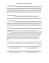 Roommate Contract Template - Iowa, Page 3