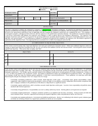 Document preview: Performance Evaluation Form - City and County of Broomfield, Colorado