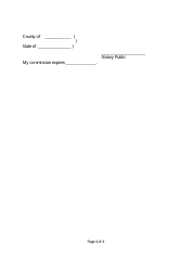 General Durable Power of Attorney Template - Wyoming, Page 4