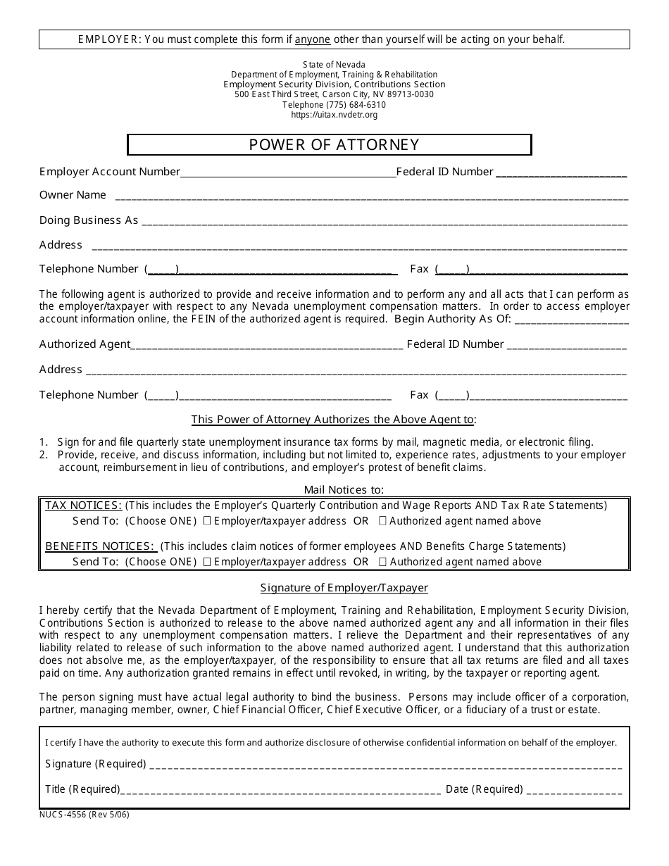 nevada legal forms free download