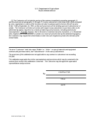 RUS Form 773 Miscellaneous Construction Work and Maintenance Services Contract, Page 12