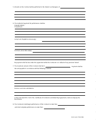 RUS Form 773 Miscellaneous Construction Work and Maintenance Services Contract, Page 5