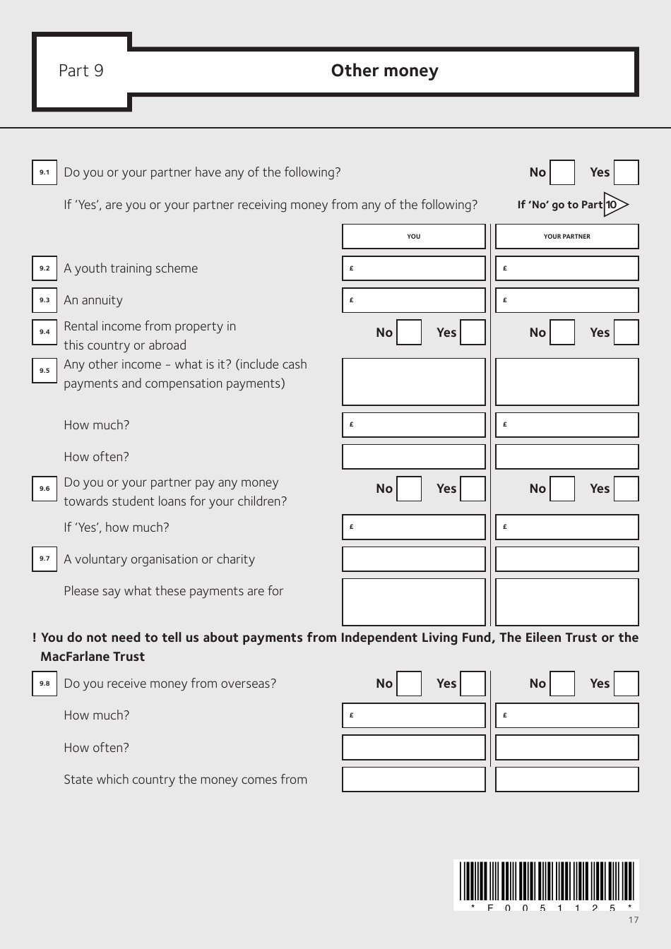 Islington, Greater London United Kingdom Application Form for Housing