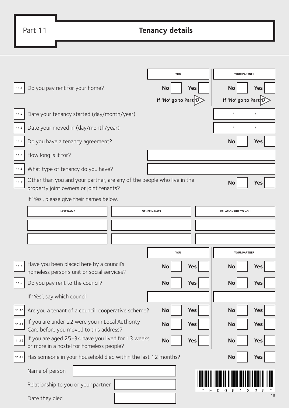Application Form for Housing Benefit (Including Local Housing Allowance) and / or Council Tax Support (Including Second Adult Discount) - Islington, Greater London, United Kingdom, Page 21
