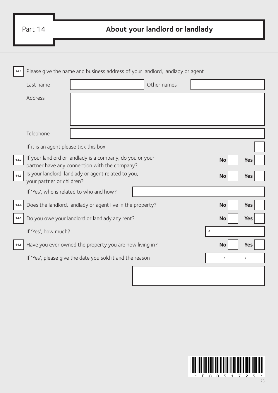 Islington Greater London United Kingdom Application Form For Housing Benefit Including Local 6363