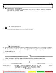 Form MC-350 Petition to Approve Compromise of Disputed Claim or Pending Action or Disposition of Proceeds of Judgment for Minor or Person With a Disability - California, Page 10
