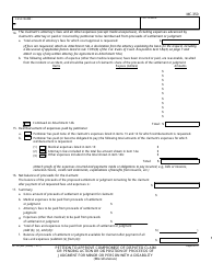 Form MC-350 Petition to Approve Compromise of Disputed Claim or Pending Action or Disposition of Proceeds of Judgment for Minor or Person With a Disability - California, Page 6