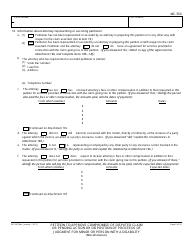 Form MC-350 Petition to Approve Compromise of Disputed Claim or Pending Action or Disposition of Proceeds of Judgment for Minor or Person With a Disability - California, Page 7