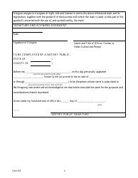 Form 903 Assignment of a Trade or Service Mark - Texas, Page 4