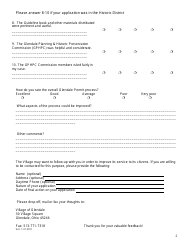 Process Evaluation Form - Village of Glendale, Ohio, Page 2