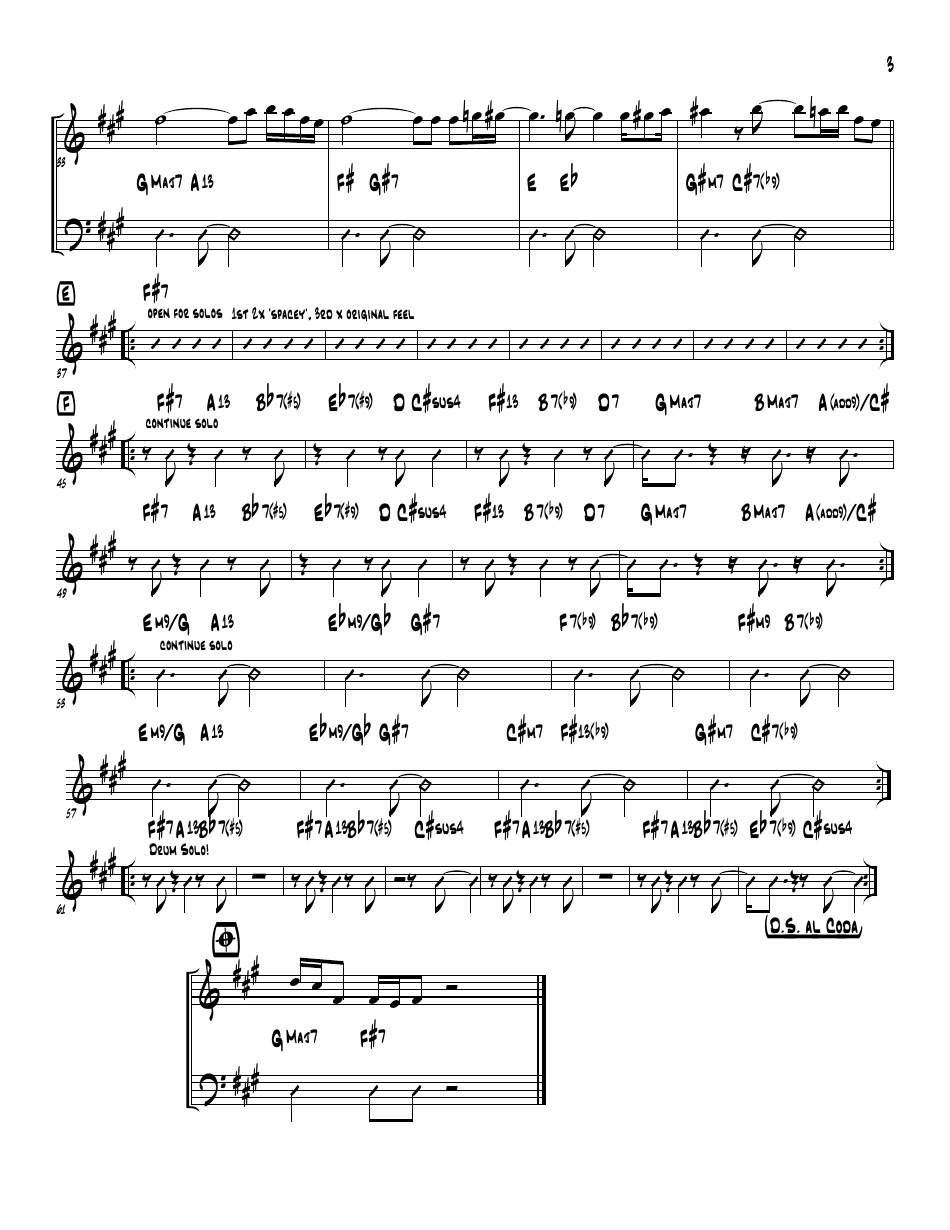 Joshua Redman - Jazz Crimes Piano Sheet Music, Page 3
