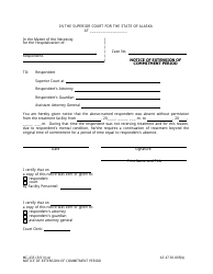 Document preview: Form MC-435 Notice of Extension of Commitment Period - Alaska