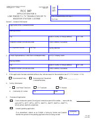 FCC Form 347 Application for a Low Power Tv, Tv Translator or Tv Booster Station License, Page 7
