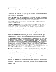 &quot;Month-To-Month Lease Agreement Template&quot; - Texas, Page 2